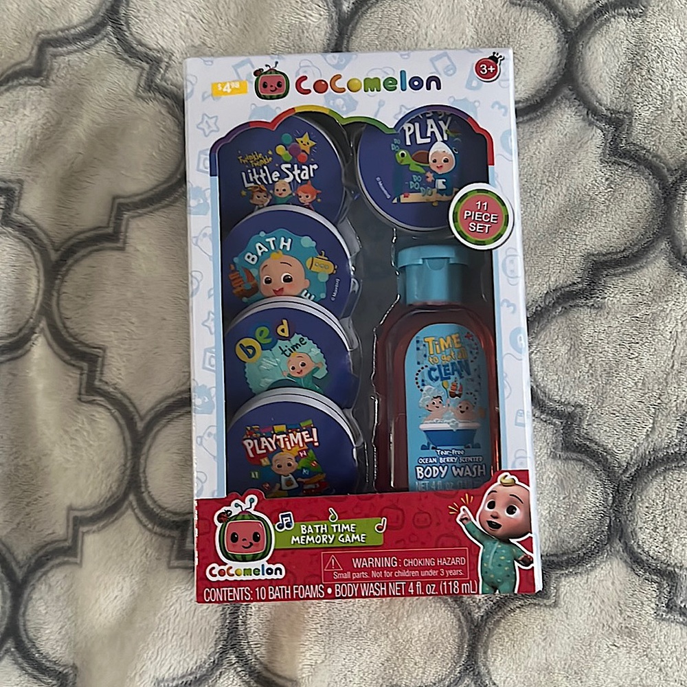 Cocomelon Bath Time Memory Game
